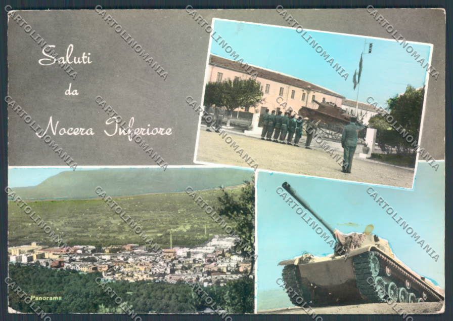 Salerno Nocera Carroarmato Foto FG cartolina ZF7493 – fronte