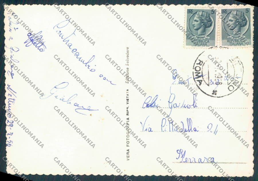 Roma Nettuno Foto FG cartolina ZF7497 – retro