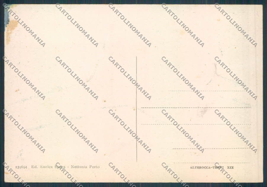 Roma Nettunia PIEGHINE FG cartolina ZF7501 – retro