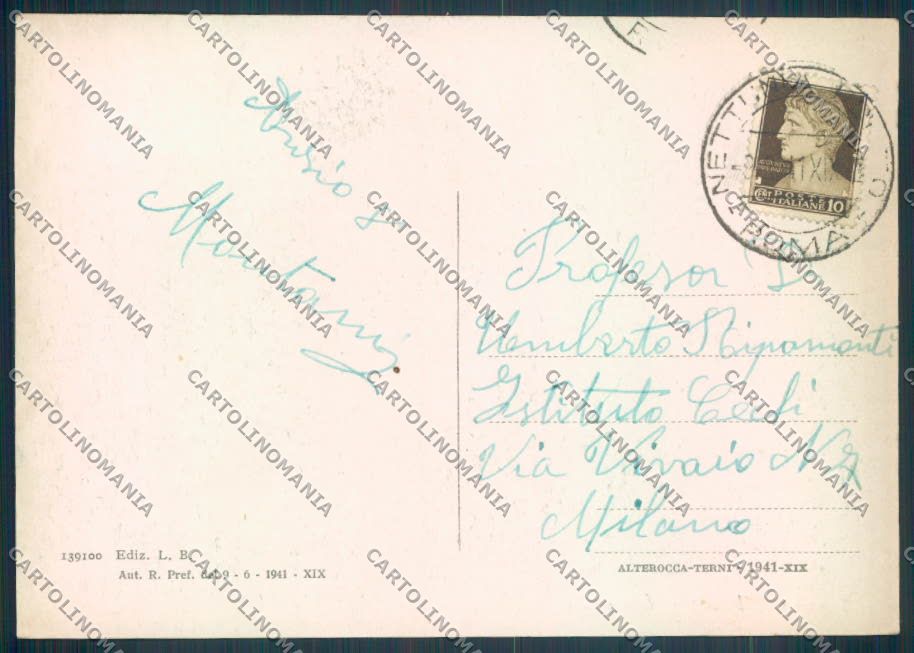 Roma Nettunia Anzio FG cartolina ZF7502 – retro