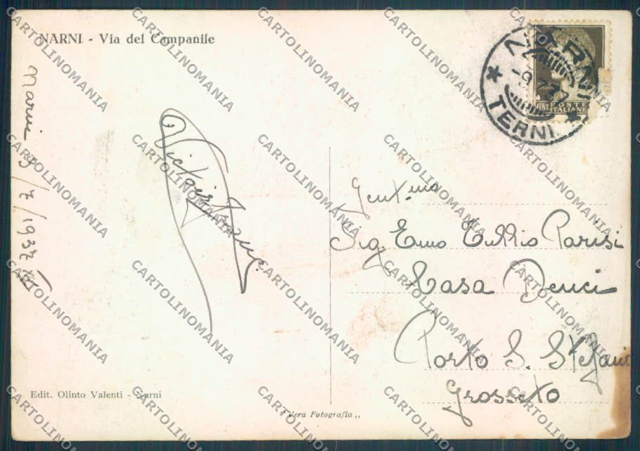 Terni Narni Foto FG cartolina ZF7509 – retro