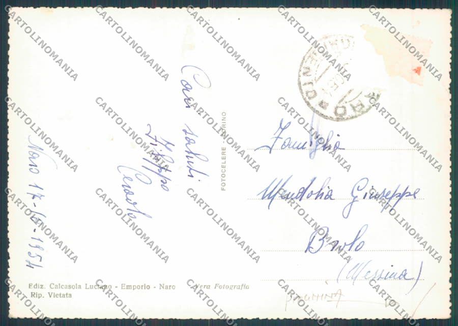 Agrigento Naro PIEGHINA Foto FG cartolina ZF7539 – retro