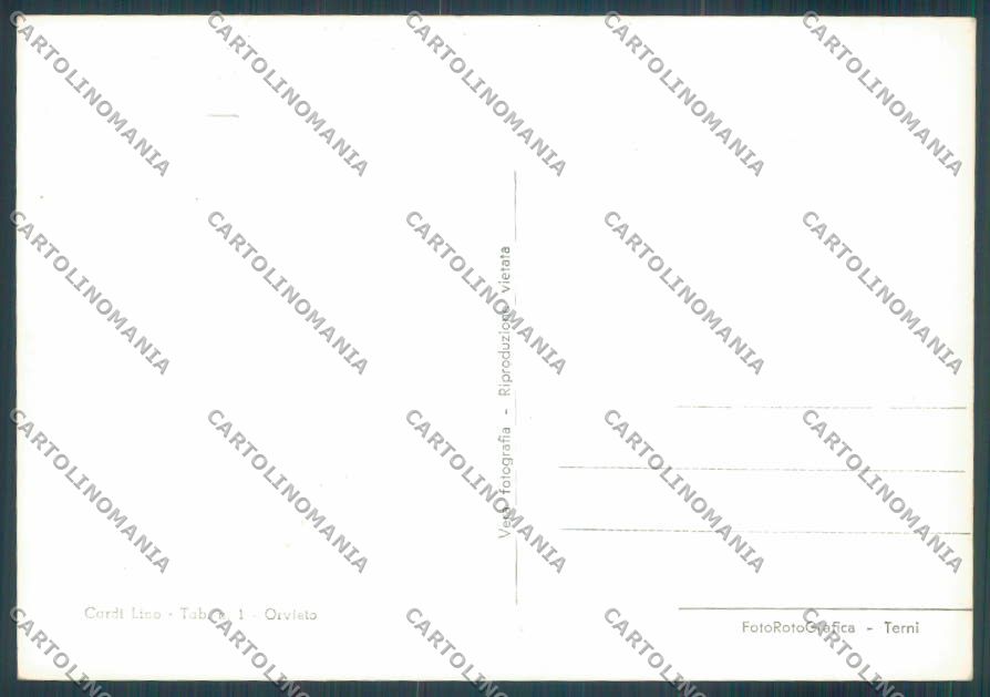 Terni Orvieto Caserma Foto FG cartolina ZF7547 – retro