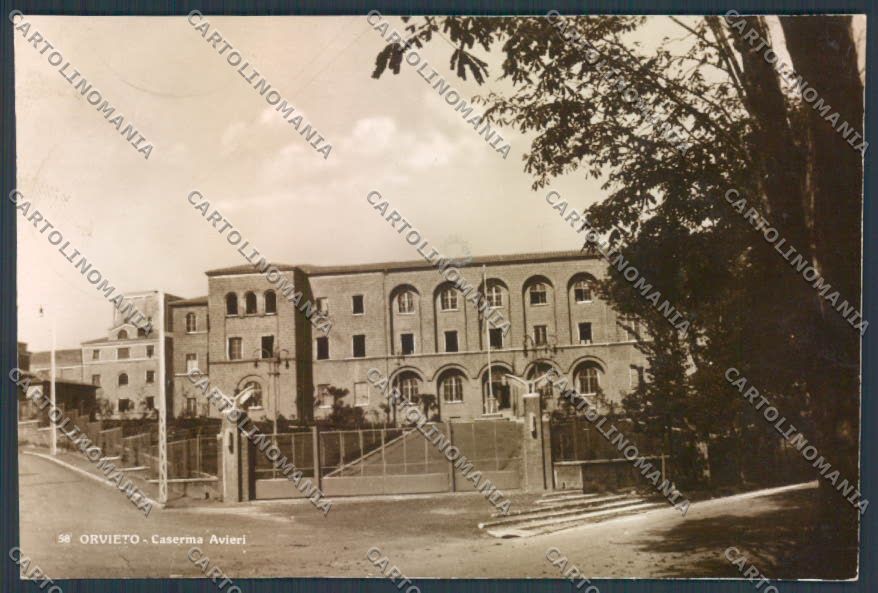 Terni Orvieto Caserma Foto FG cartolina ZF7551 – fronte