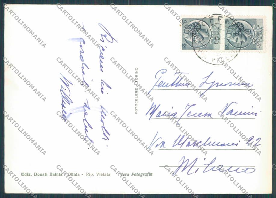 Ascoli Piceno Offida Foto FG cartolina ZF7597 – retro