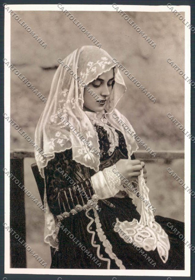 Sassari Osilo Costumi Pizzo Foto FG cartolina ZF7604 – fronte
