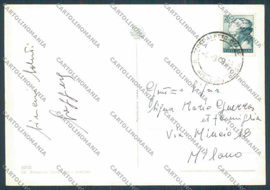 Avellino Ospedaletto Alpinolo Foto FG cartolina ZF7616 – retro