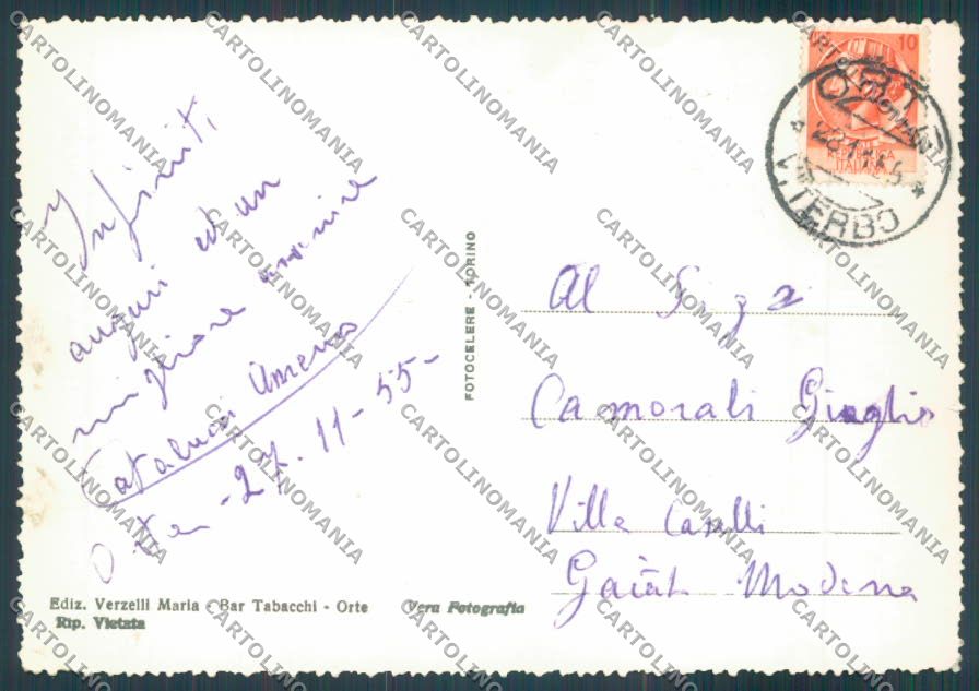 Viterbo Orte Foto FG cartolina ZF7617 – retro