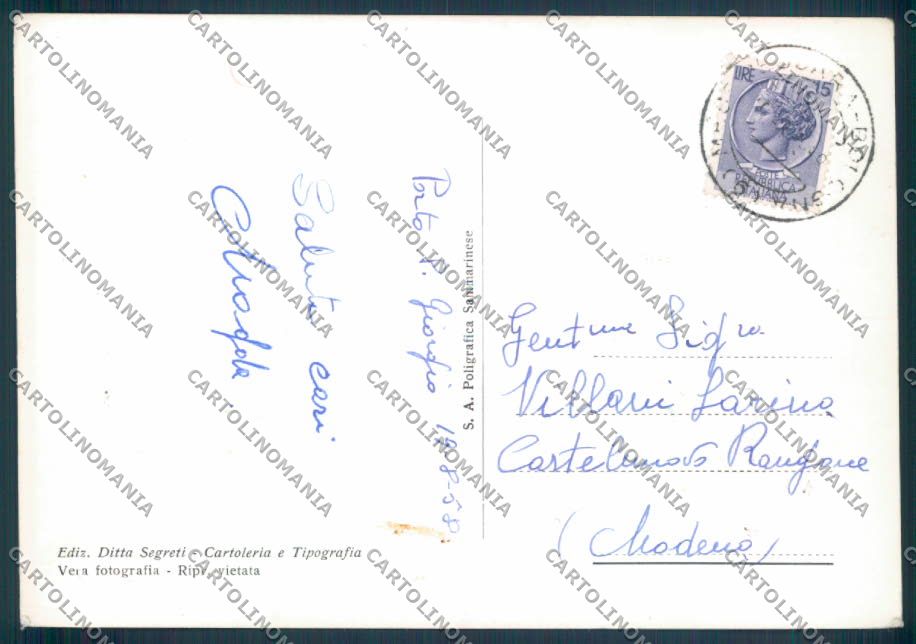 Ascoli Piceno Porto San Giorgio Foto FG cartolina ZF7656 – retro