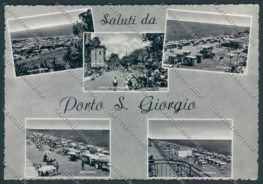 Ascoli Piceno Porto San Giorgio Saluti da Foto FG cartolina ZF7672 – fronte