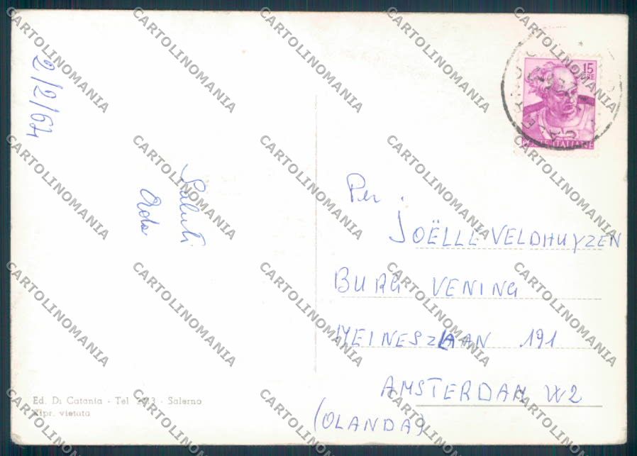 Salerno Positano Foto FG cartolina ZF7678 – retro