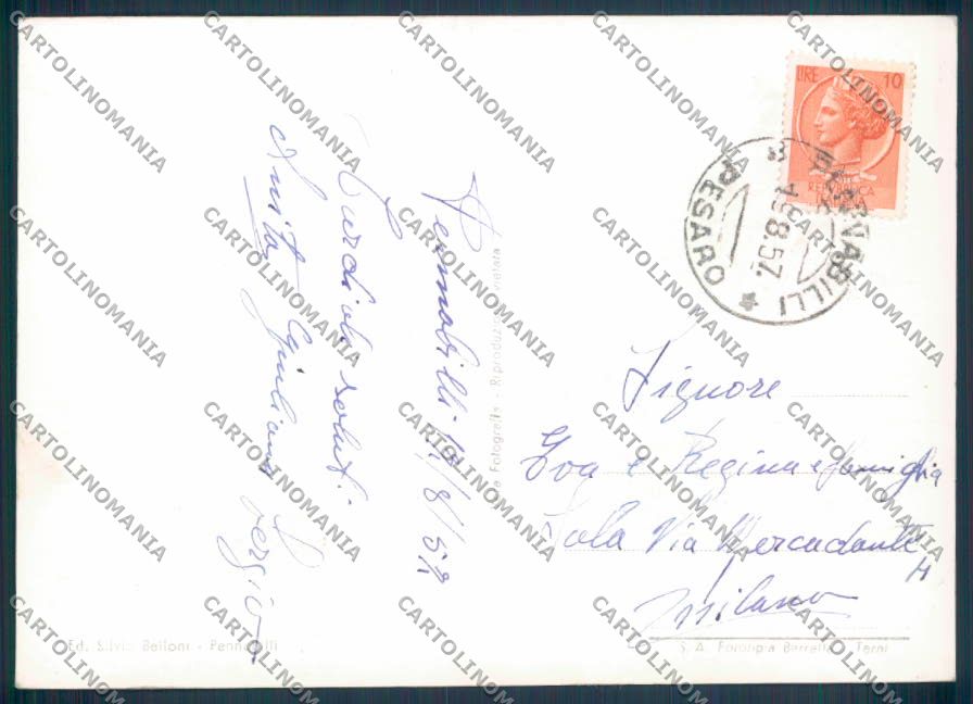 Pesaro Pennabilli Foto FG cartolina ZF7690 – retro