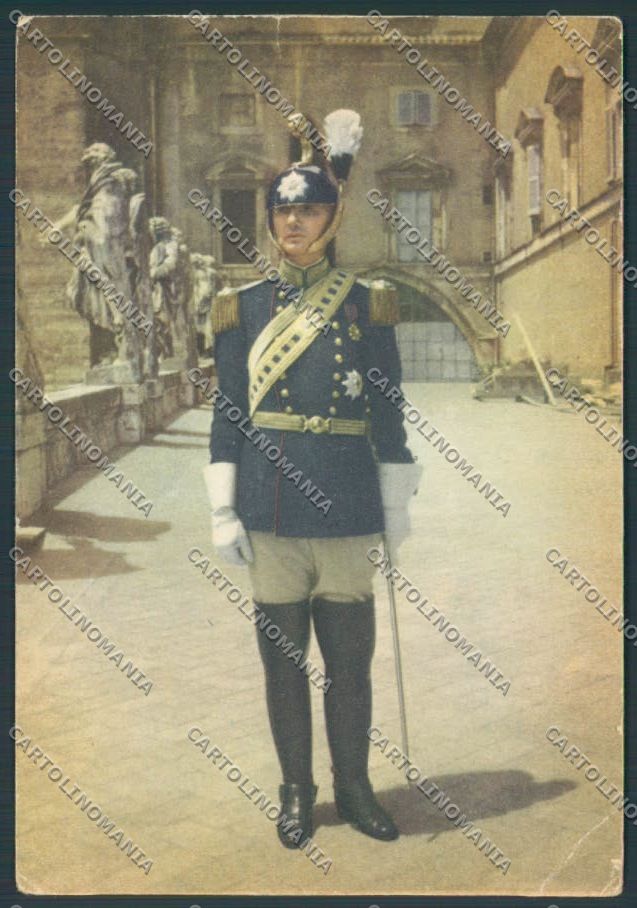 Roma Guardia Nobile Pontificia PIEGHINE Vaticano FG cartolina ZF7722 – fronte