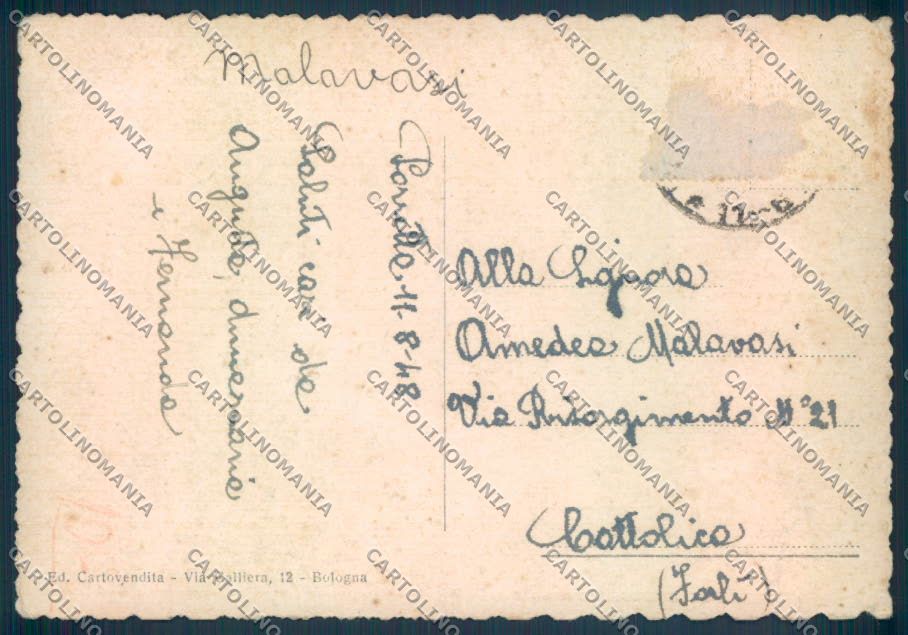 Bologna Porretta Terme FG cartolina ZF7740 – retro