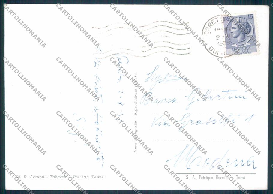 Bologna Porretta Terme Foto FG cartolina ZF7753 – retro