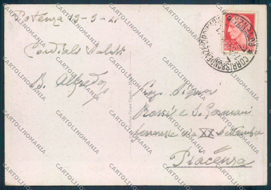 Potenza Città Caserma FG cartolina ZF7764 – retro