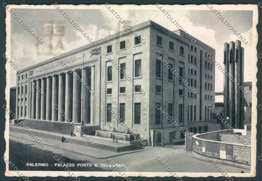 Palermo Città Posta PIEGHE FG cartolina ZF7783 – fronte