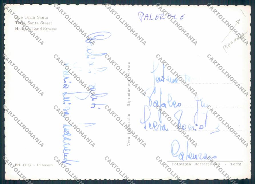 Palermo Città PIEGHINA Foto FG cartolina ZF7811 – retro