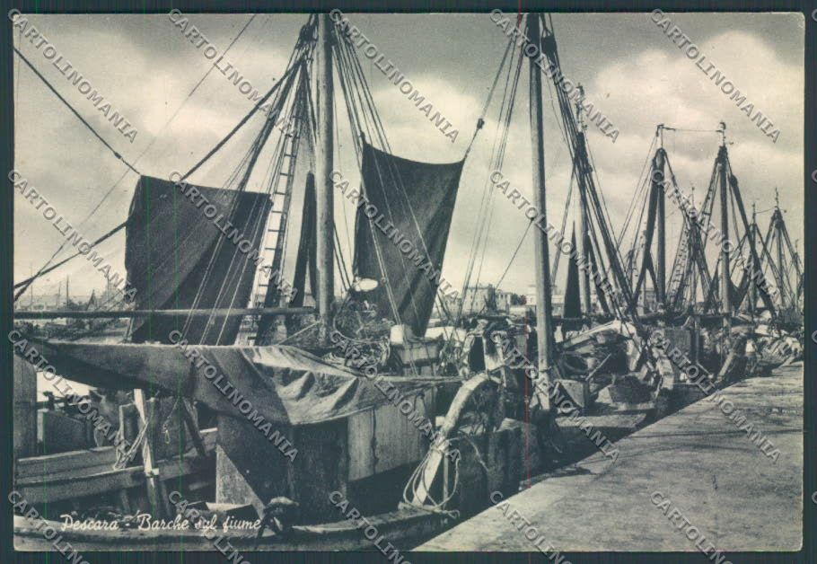 Pescara Città Barca FG cartolina ZF7835 – fronte