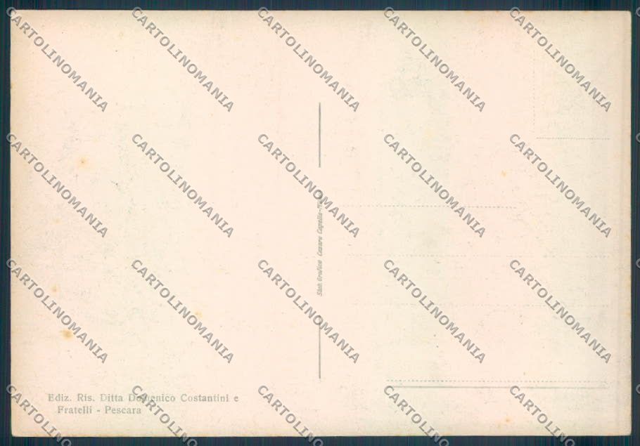 Pescara Città Barca FG cartolina ZF7835 – retro