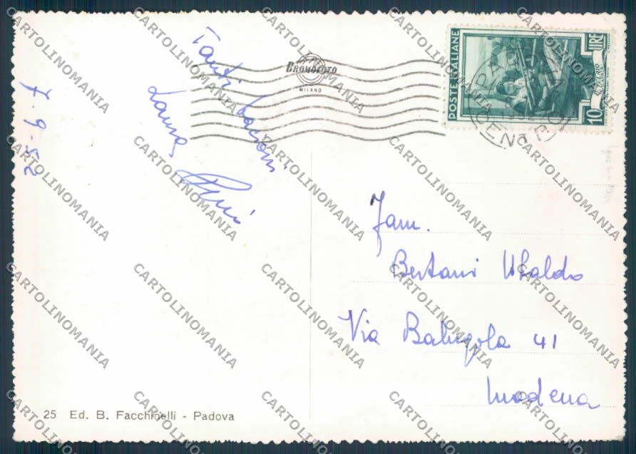 Padova Città Foto FG cartolina ZF7860 – retro
