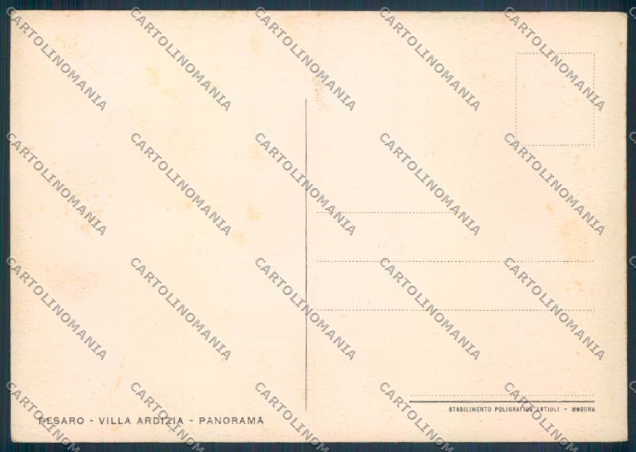 Pesaro Città FG cartolina ZF7866 – retro