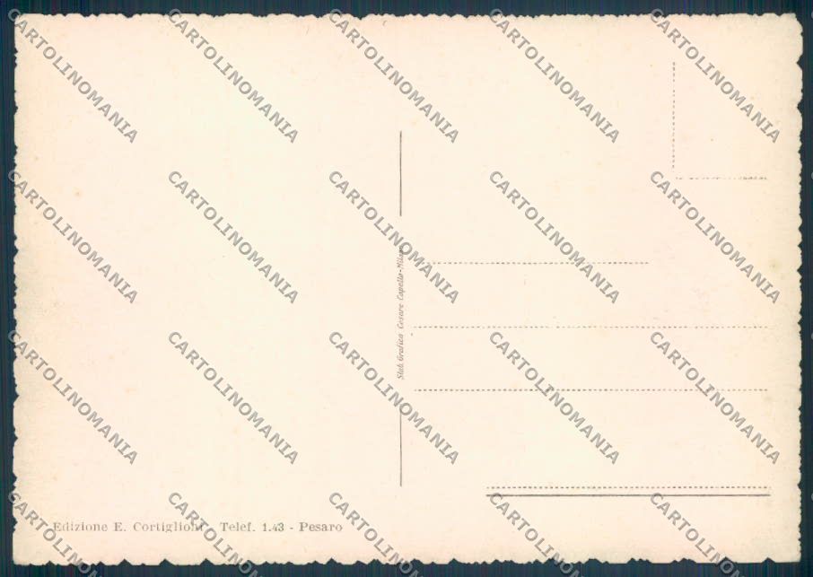 Pesaro Città FG cartolina ZF7887 – retro