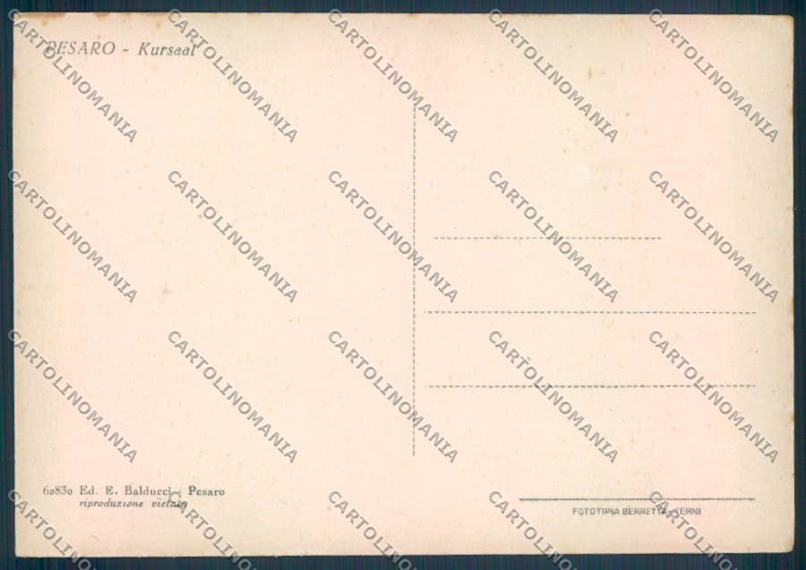 Pesaro Città FG cartolina ZF7891 – retro