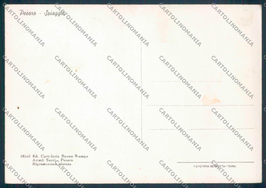 Pesaro Città FG cartolina ZF7904 – retro