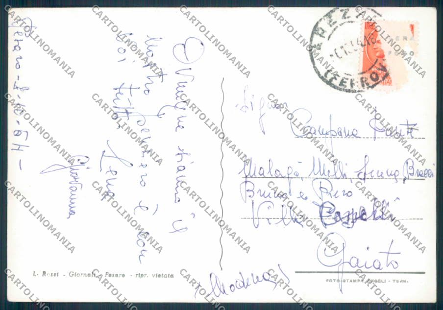Pesaro Città Foto FG cartolina ZF7919 – retro