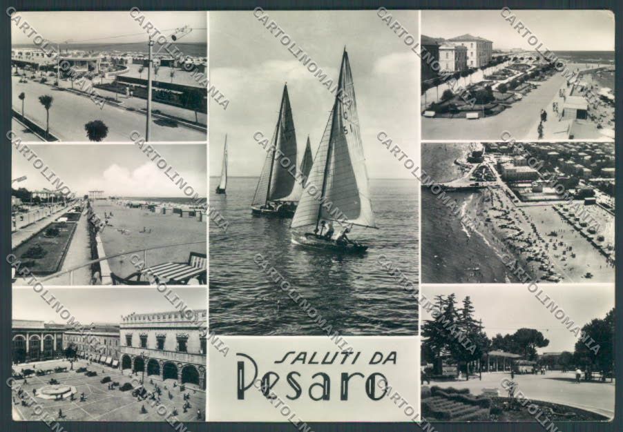 Pesaro Città Saluti da Foto FG cartolina ZF7921 – fronte