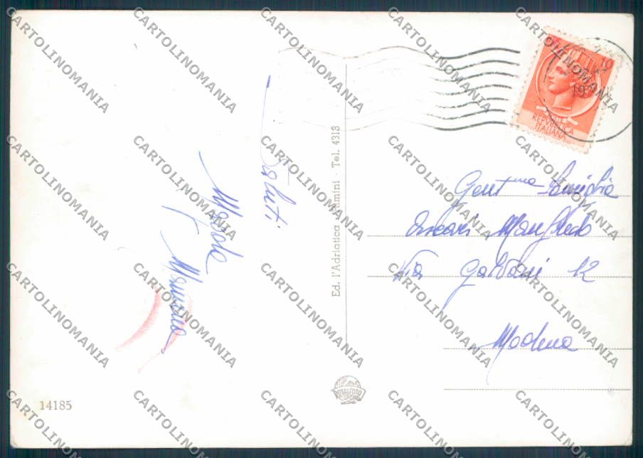 Pesaro Città Saluti da Foto FG cartolina ZF7921 – retro
