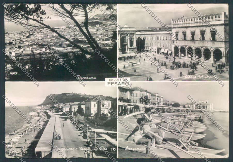 Pesaro Città Saluti da STRAPPINO Foto FG cartolina ZF7927 – fronte