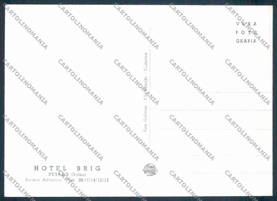 Pesaro Città Foto FG cartolina ZF7934 – retro
