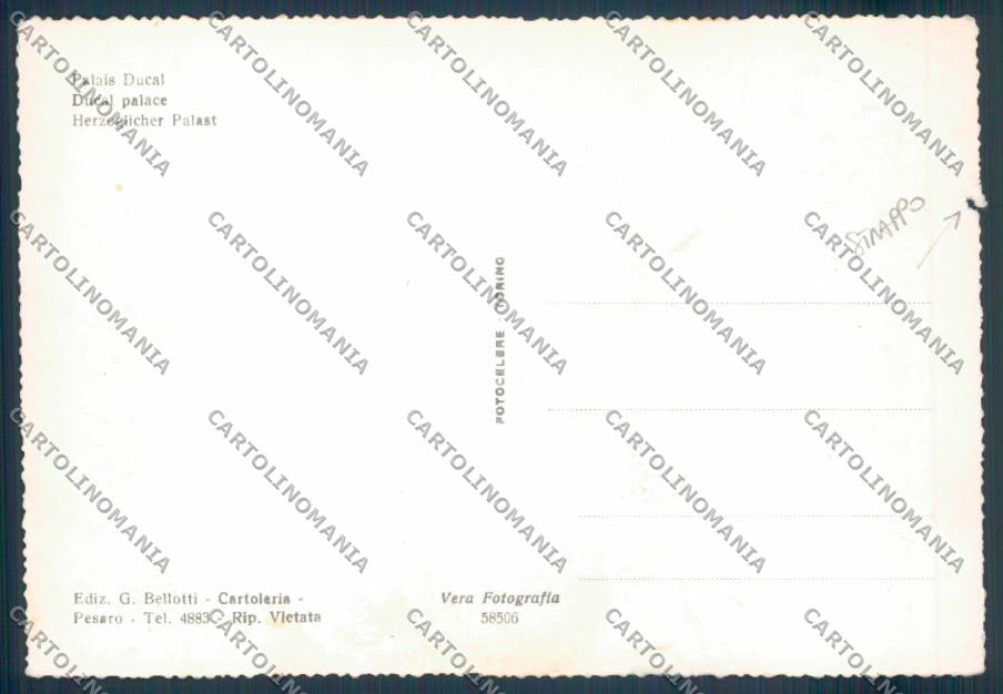 Pesaro Città STRAPPO Foto FG cartolina ZF7943 – retro
