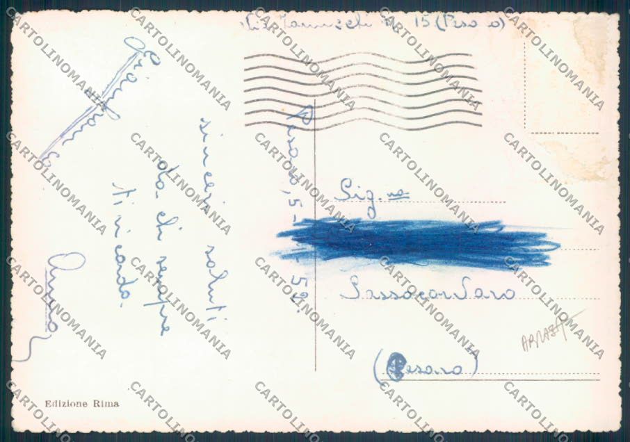Pesaro Città ABRASA Foto FG cartolina ZF7950 – retro
