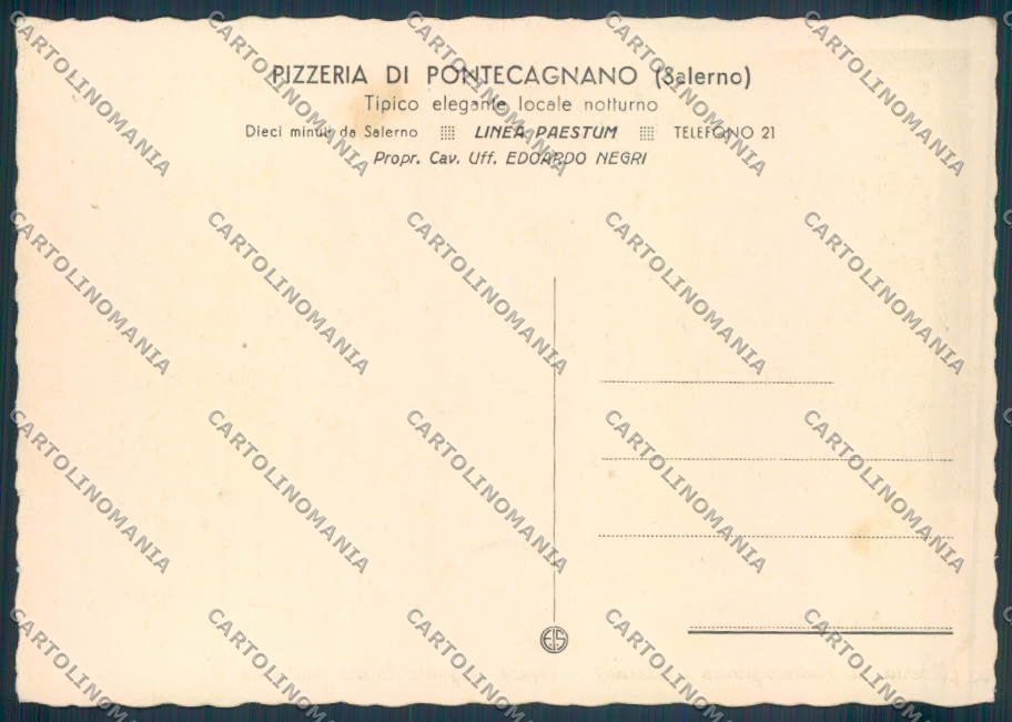 Salerno Pontecagnano FG cartolina ZF7967 – retro