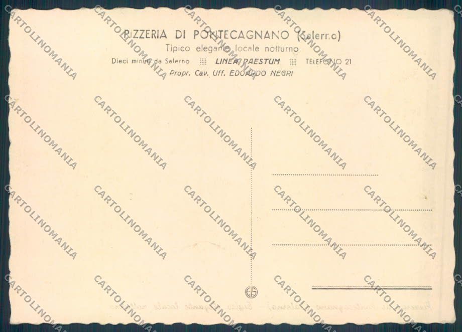 Salerno Pontecagnano FG cartolina ZF7969 – retro