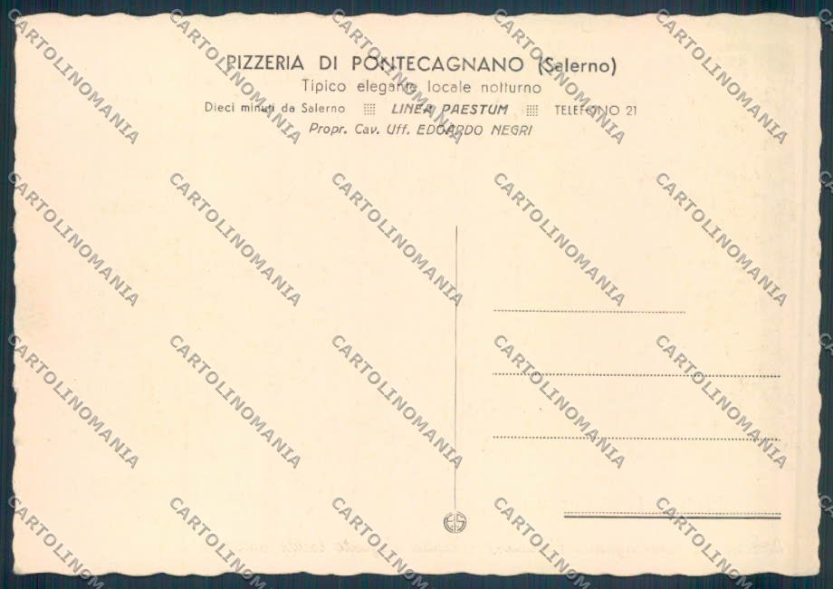 Salerno Pontecagnano FG cartolina ZF7970 – retro