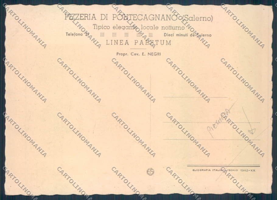 Salerno Pontecagnano FG cartolina ZF7972 – retro