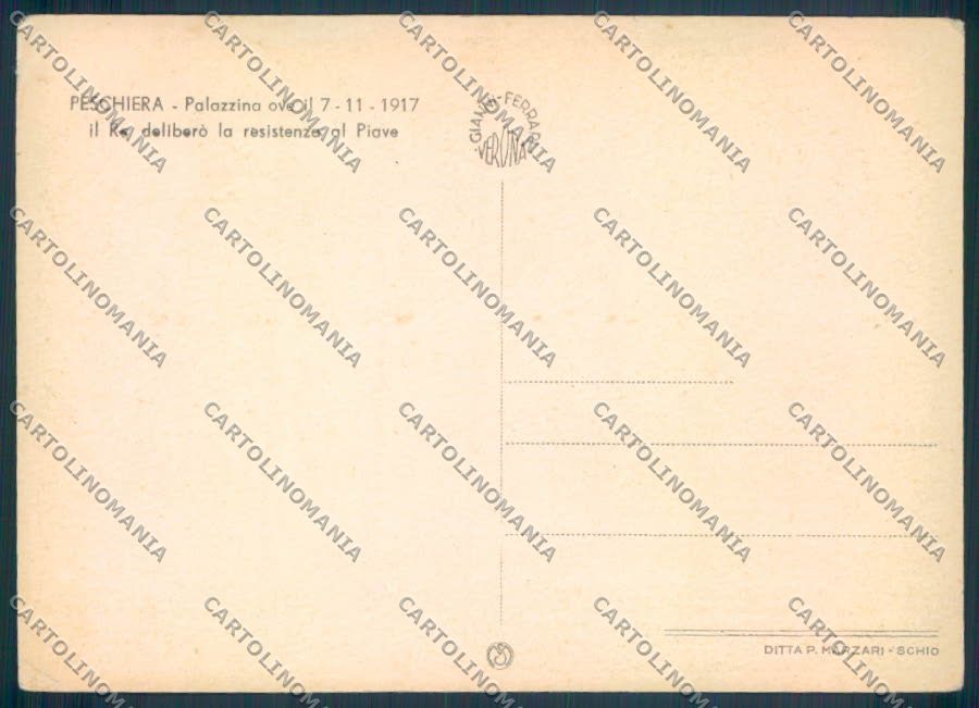 Verona Peschiera FG cartolina ZF7982 – retro