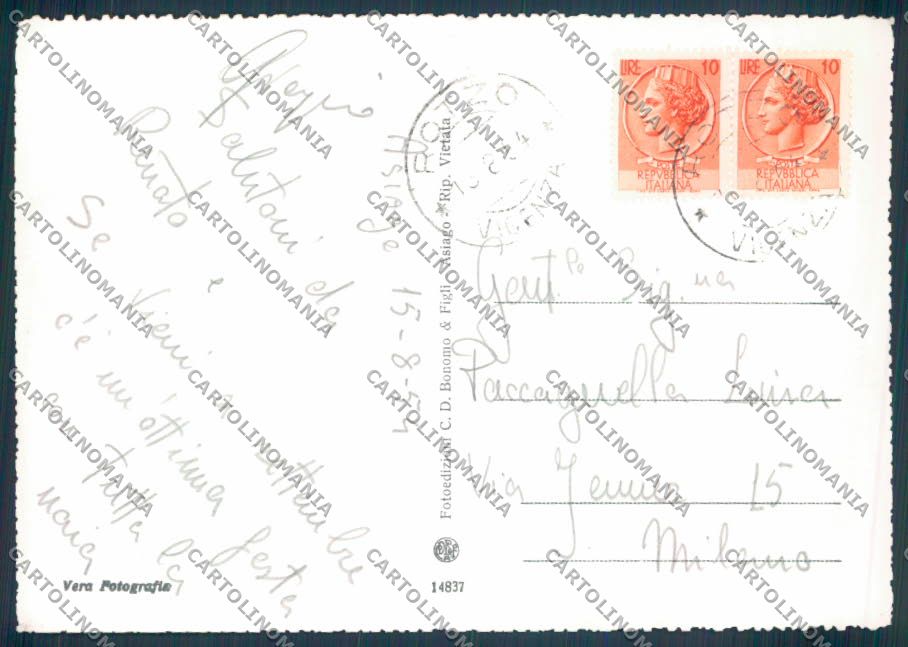 Vicenza Roana Foto FG cartolina ZF7994 – retro