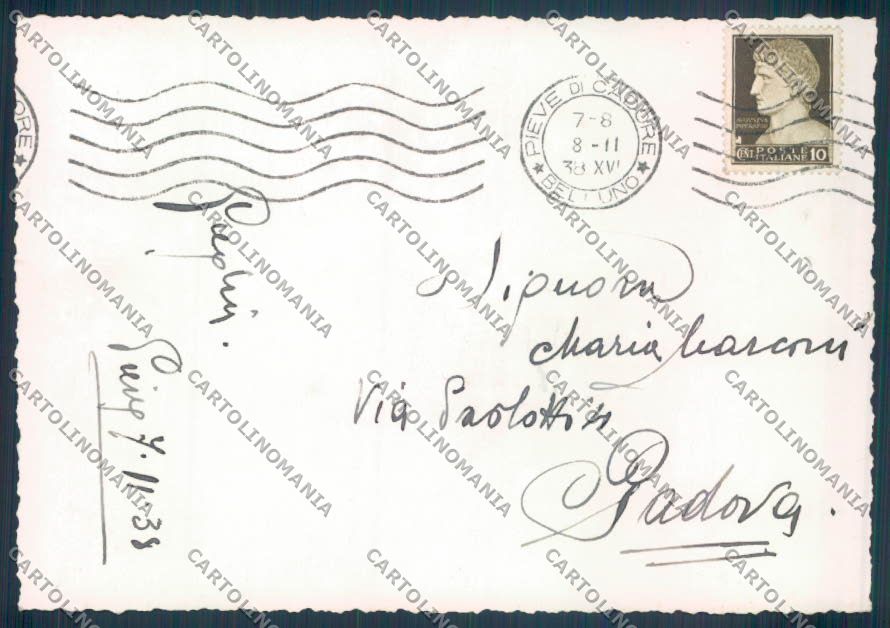 Belluno Pieve di Cadore Foto FG cartolina ZF7995 – retro