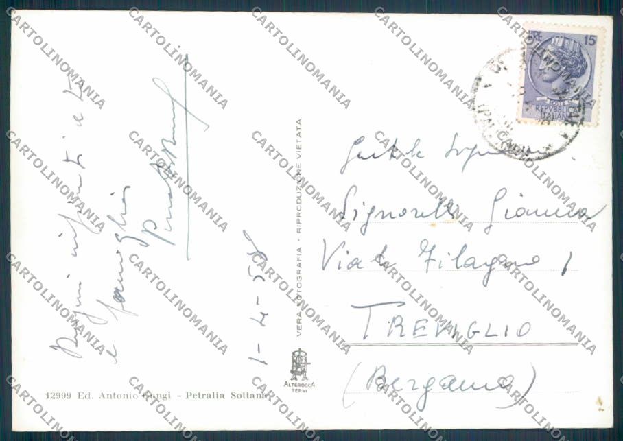 Palermo Petralia Sottana Foto FG cartolina ZF8004 – retro