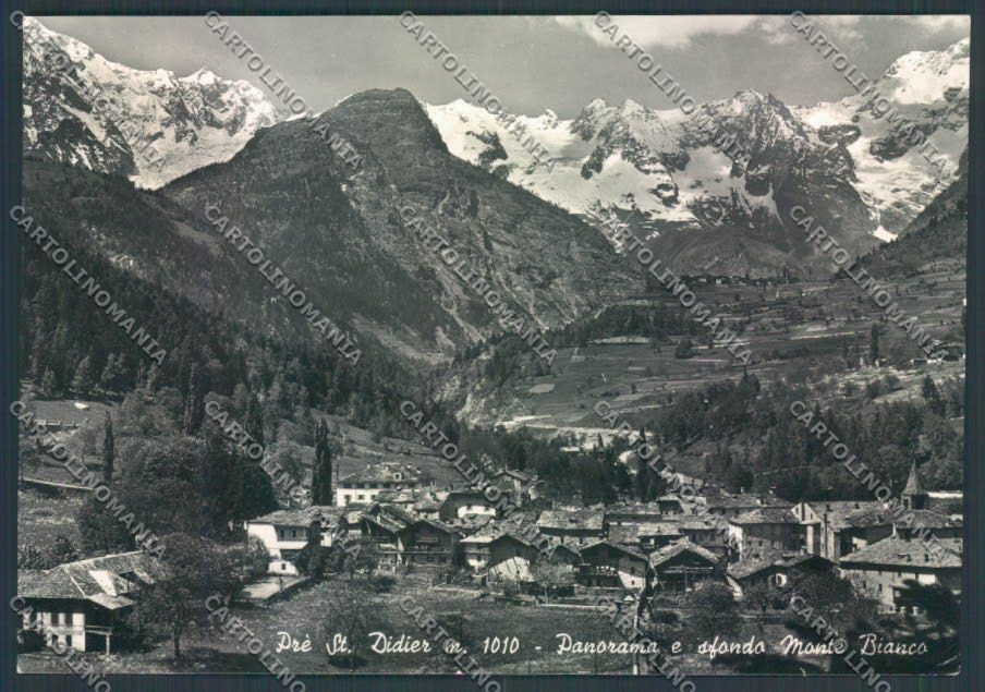 Aosta Prè Saint Didier Foto FG cartolina ZF8021 – fronte