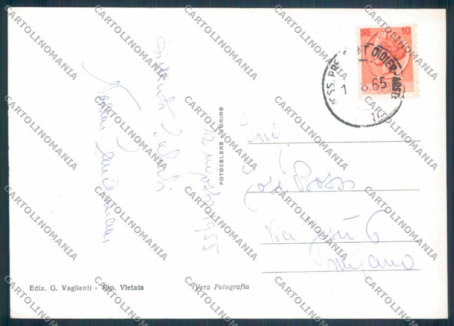 Aosta Prè Saint Didier Foto FG cartolina ZF8021 – retro