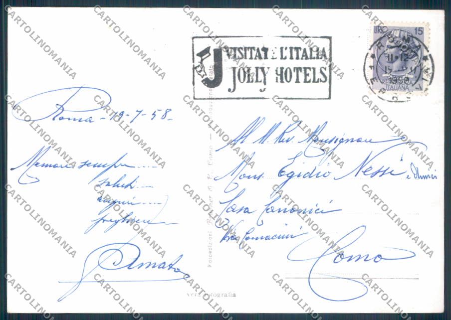 Roma Città Papa Pio XII Foto FG cartolina ZF8042 – retro