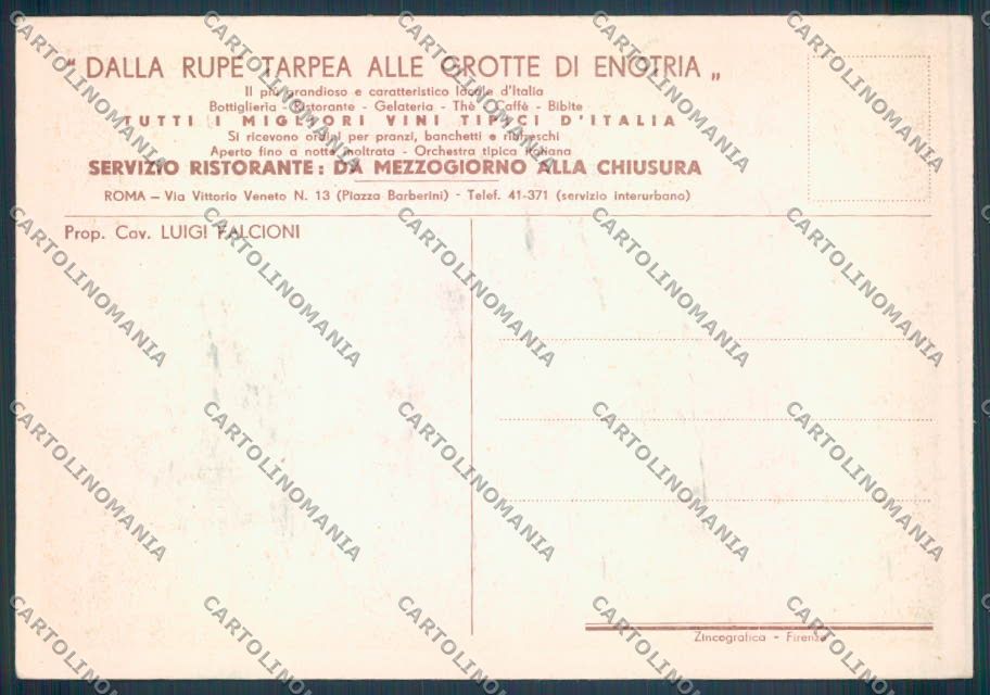Roma Città FG cartolina ZF8069 – retro