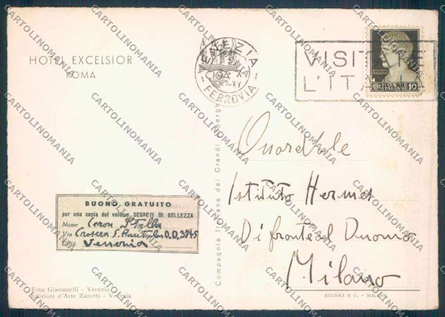 Roma Città FG cartolina ZF8088 – retro