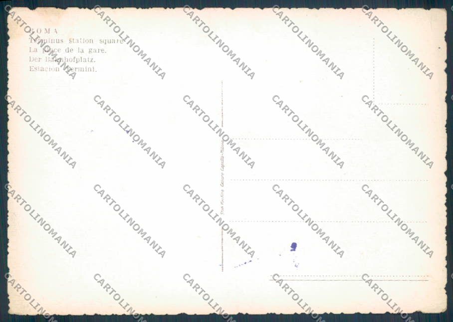 Roma Città Stazione Termini Foto FG cartolina ZF8096 – retro